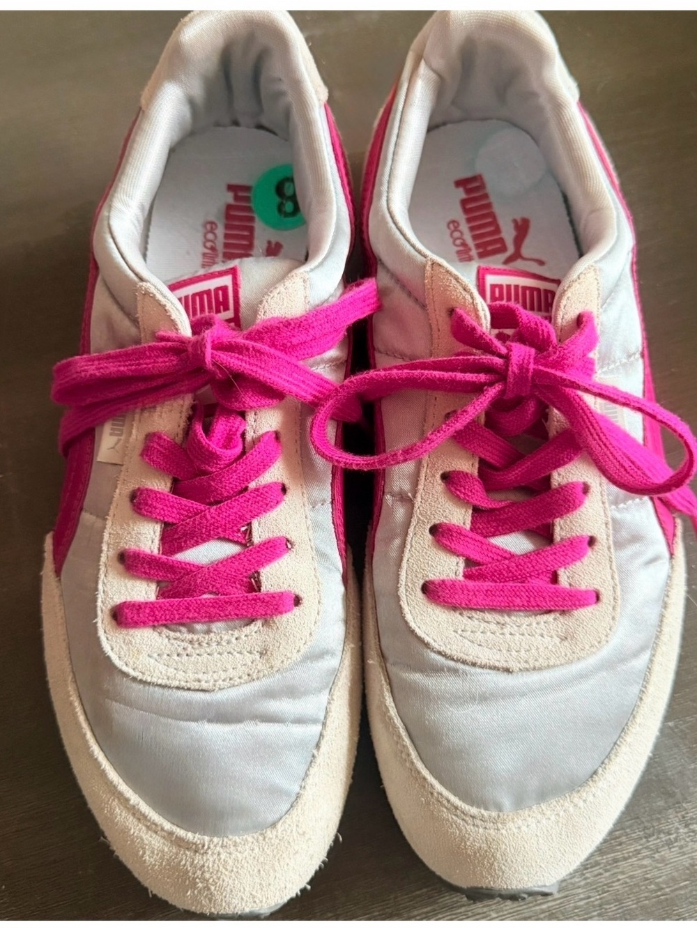 Puma Easy Rider Vintage Women's Sneakers White & Pink US 8